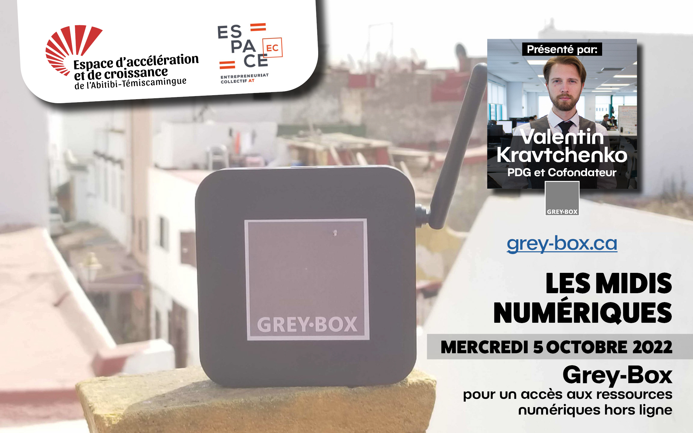 Midi numérique de l’EACAT Greybox pour un accès aux ressources
